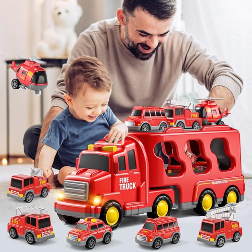 Lkw feuerwehrauto mit - lkw,