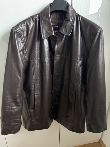 Lederjacke dunkelbraun größe - lederjacke,