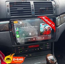 Für BMW E46 3er 318 320 325 M3 Apple Carplay Autoradio Android 15 GPS Navi WIFI
