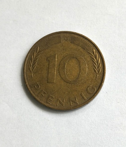 Brd pfennig 1972 messing - brd,