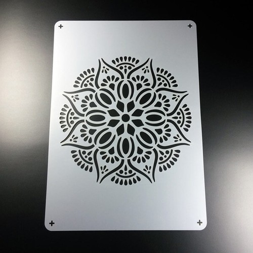 Schablone mandala orient - mandala,