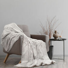 Kuscheldecke Felloptik 150x200 cm Kunst Felldecke Fellimitat Kunstfell Decke