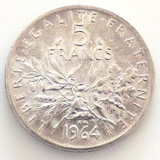 5 Francs 1964, Silber