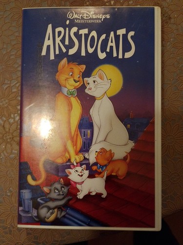 Vhs film aristocats walt - film,
