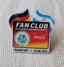 Pin Deutschland Argentinien 2012 FUSSBALL FAN CLUB Nationalmannschaft DFB COCA C