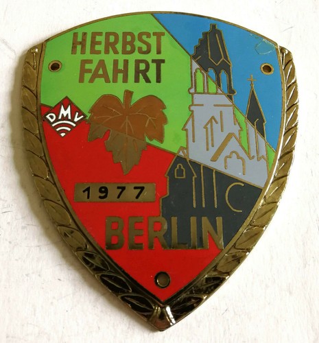 Plakette herbstfahrt berlin - plakette,