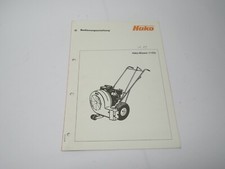 Bedienungsanleitung Hako-Blower (1103) Original Druck Hako Hausdruckerei