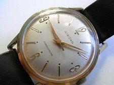 Selten Vintage  Herren  Armbanduhr Giroxa Chronometer Swiss Automatik  läuft