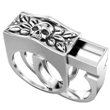hochwertiger Ring | TOTENKOPF