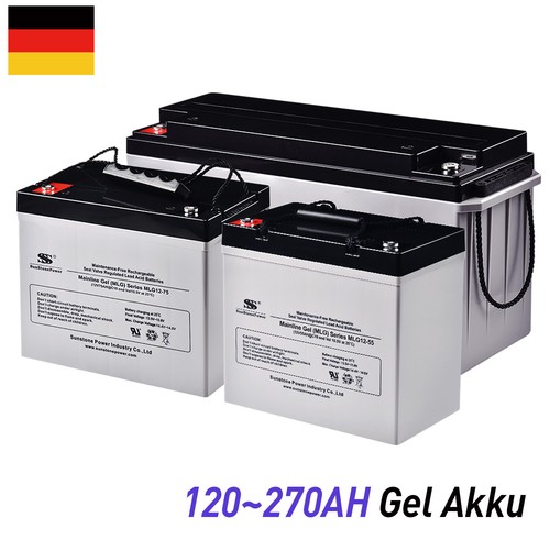 Sunstone 12v gel batterie akku - sunstone,