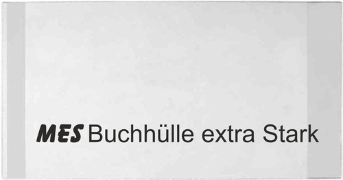Buchhülle transparent extra
