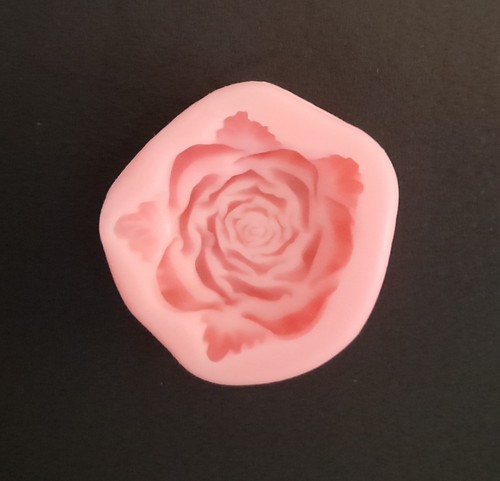 Silikonform gießform rose - silikonform,