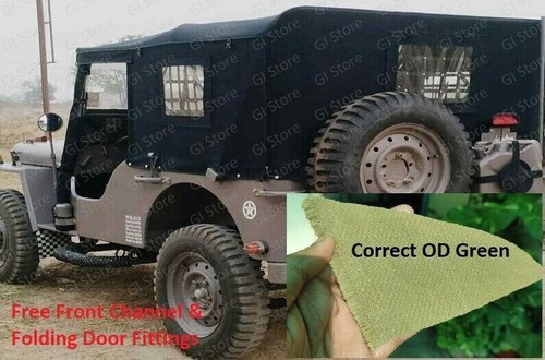 Canvas verdeck für willys - verdeck,