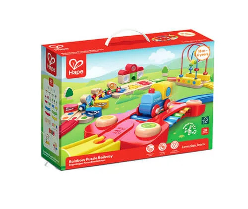 Regenbogen puzzle eisenbahnset - regenbogen-puzzle,