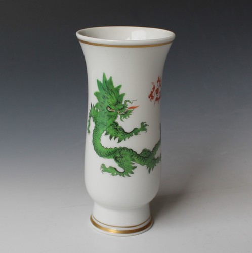 Meissen vase grüner - -,