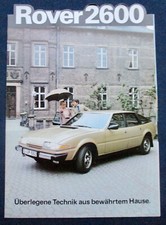 ROVER SD1 2600 R6  4S. A4 4/1979 Deutsch Prospekt Brochure 488
