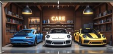 Porsche RS 911 Polyester Poster/Banner 450x180cm Werkstatt CupRennsport Lege3098