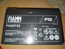 Gebrauchte FIAMM FG20722 Batterien 12V / 7.2Ah – Konvolut (1-4 Stück)