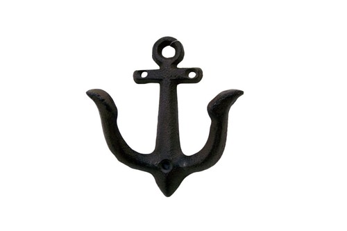 Wandhaken anker antikbraun - anker, neu