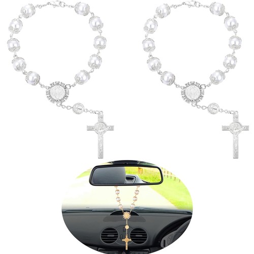Auto rosenkranz rückspiegel - auto,