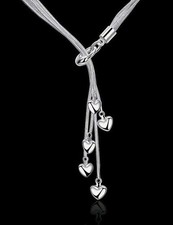 Y-Kette mit Herz Kette