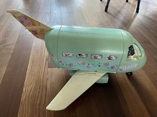 BARBIE Flugzeug hellblau mit Sound MATTEL 1999 Vintage 