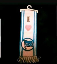 Rarität Wimpel Fussball  Hertha BSC Berlin Fanartikel 