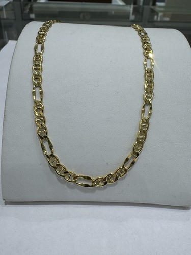 585 gold halskette figarokette - halskette,