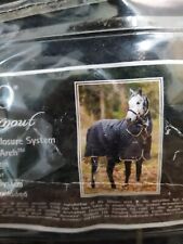 Horseware Rhino Wug Plus Turnout Medium 200 Gramm schwarz 6'9" = 155 cm 