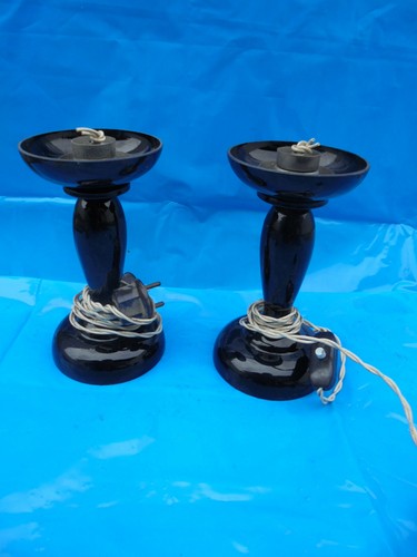 32987a lampenfuß glas - 32987a, 2x