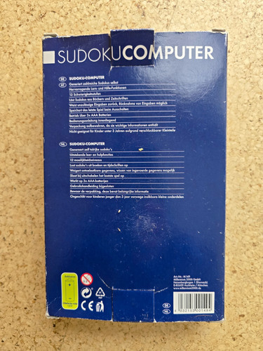 Powerbrain sudoku computer - powerbrain,