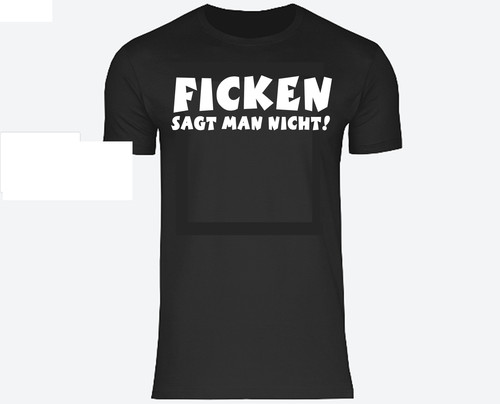 Ficken funshirt herren - |,