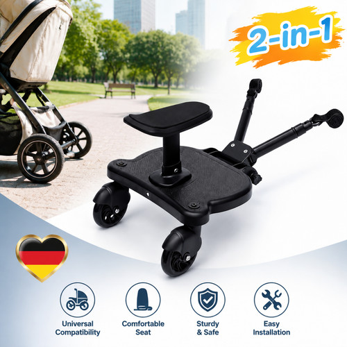 Buggyboard universal mit sitz - universal,