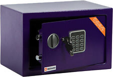 Brihard Home Tresor Safe mit Elektronischem Schloss, 20x31x20cm (HxWxD), Marine