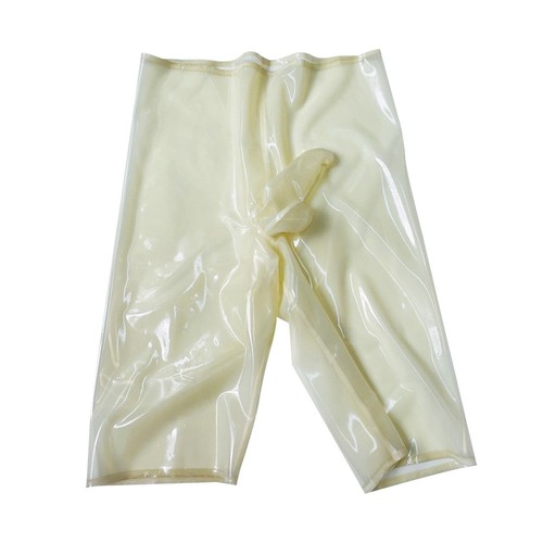 Clear männer latex shorts - männer, mit