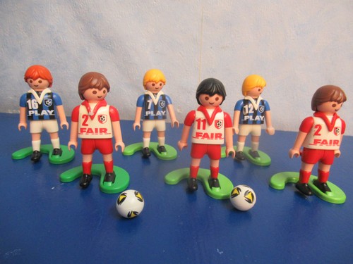 Fußball spieler figuren - 6x,