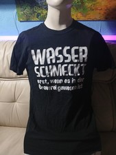Wasser Schmeckt Erst Brauerei Bier Drink Shirt Kult T-Shirt Fun Spaß Gr M Witzig