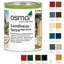 Osmo Landhausfarbe High Solid 0,75 ltr. Holzfarbe verschiedene Farbtöne