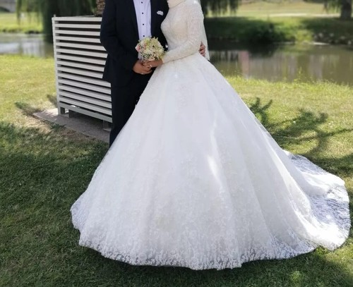 Hochzeitskleid hijab langes - hijab,