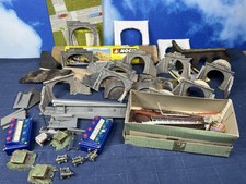 Kibri u.a. Spur N Tunnelportale Prellbock Arkaden Zäune Konvolut Bastler Ersatzt