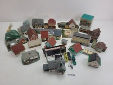 Konvolut Häuser DDR Auhagen TT H0 Kunststoff Holz Pappe Bastler Zubehör #2512125