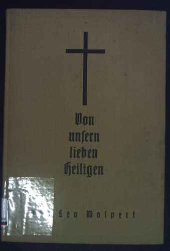 Von unsern lieben heiligen - lieben,
