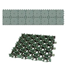 16x Rasengitter Paddockplatte grün Reitplatzmatten Rasenmatten Rasenwaben