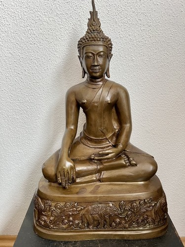 Thai bronze buddha shakyamuni - bronze-buddha,