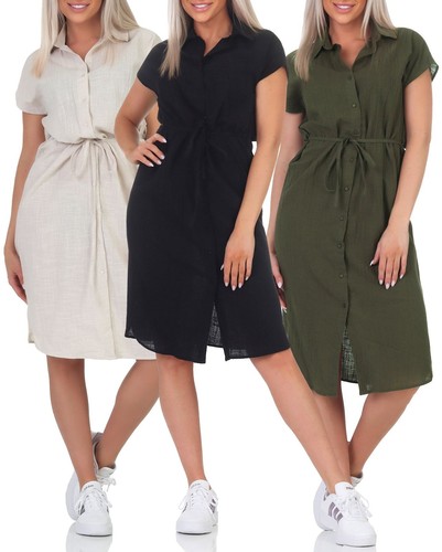 Only damen midi - midi, kleid