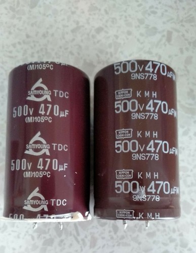 Elko 500v 470µf - von, samyoung