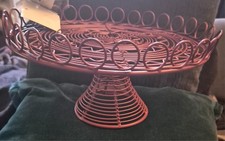 Ikea Tortenständer, DM 25 cm aus Metall , rot wie abgebildet