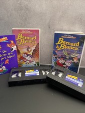 Bernard & Bianca 1 + 2 - 2 VHS/Zeichentrick/Abenteuer/Walt Disney