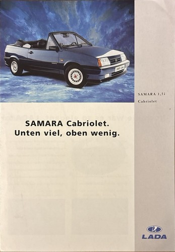 Lada samara cabrio prospekt - samara,