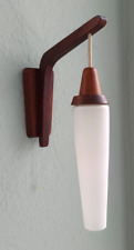 Wunderschöne alte Dänische Teakholz Wandlampe Holz Leuchte 60er Jahre